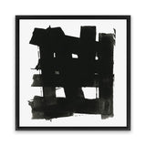 Shop Stacking Together I (Square) Canvas Art Print-Abstract, Black, PC, Square, View All-framed wall decor artwork