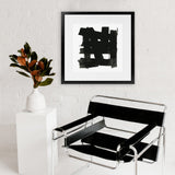 Shop Stacking Together I (Square) Art Print-Abstract, Black, PC, Square, View All-framed painted poster wall decor artwork