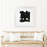 Shop Stacking Together I (Square) Art Print-Abstract, Black, PC, Square, View All-framed painted poster wall decor artwork