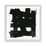 Shop Stacking Together I (Square) Canvas Art Print-Abstract, Black, PC, Square, View All-framed wall decor artwork