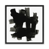 Shop Stacking Together II (Square) Canvas Art Print-Abstract, Black, PC, Square, View All-framed wall decor artwork