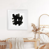 Shop Stacking Together II (Square) Art Print-Abstract, Black, PC, Square, View All-framed painted poster wall decor artwork
