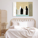 Shop Antique Clay Urns I Canvas Art Print-Abstract, Brown, Horizontal, PC, Rectangle, View All-framed wall decor artwork