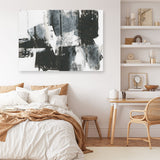 Shop Rave Review I Canvas Art Print-Abstract, Black, Horizontal, PC, Rectangle, View All-framed wall decor artwork