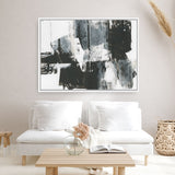 Shop Rave Review I Canvas Art Print-Abstract, Black, Horizontal, PC, Rectangle, View All-framed wall decor artwork