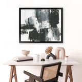 Shop Rave Review I Art Print-Abstract, Black, Horizontal, PC, Rectangle, View All-framed painted poster wall decor artwork