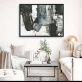 Shop Rave Review II Canvas Art Print-Abstract, Black, Horizontal, PC, Rectangle, View All-framed wall decor artwork