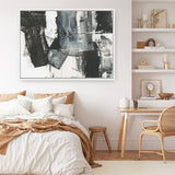 Shop Rave Review II Canvas Art Print-Abstract, Black, Horizontal, PC, Rectangle, View All-framed wall decor artwork