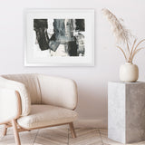 Shop Rave Review II Art Print-Abstract, Black, Horizontal, PC, Rectangle, View All-framed painted poster wall decor artwork