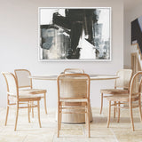 Shop Rave Review III Canvas Art Print-Abstract, Black, Horizontal, PC, Rectangle, View All-framed wall decor artwork