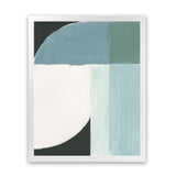 Shop Curved Stream II Art Print-Abstract, Blue, PC, Portrait, Rectangle, View All-framed painted poster wall decor artwork