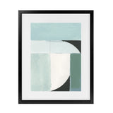Shop Curved Stream III Art Print-Abstract, Green, PC, Portrait, Rectangle, View All-framed painted poster wall decor artwork