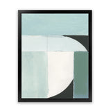 Shop Curved Stream III Art Print-Abstract, Green, PC, Portrait, Rectangle, View All-framed painted poster wall decor artwork