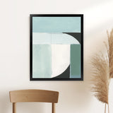 Shop Curved Stream III Art Print-Abstract, Green, PC, Portrait, Rectangle, View All-framed painted poster wall decor artwork