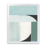 Shop Curved Stream III Art Print-Abstract, Green, PC, Portrait, Rectangle, View All-framed painted poster wall decor artwork