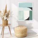 Shop Curved Stream III Art Print-Abstract, Green, PC, Portrait, Rectangle, View All-framed painted poster wall decor artwork