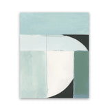 Shop Curved Stream III Art Print-Abstract, Green, PC, Portrait, Rectangle, View All-framed painted poster wall decor artwork