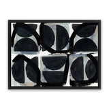 Shop Dancing Block Canvas Art Print-Abstract, Black, Horizontal, PC, Rectangle, View All-framed wall decor artwork