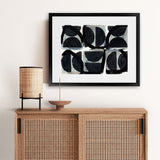 Shop Dancing Block Art Print-Abstract, Black, Horizontal, PC, Rectangle, View All-framed painted poster wall decor artwork