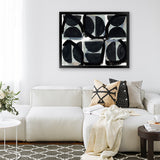 Shop Dancing Block Art Print-Abstract, Black, Horizontal, PC, Rectangle, View All-framed painted poster wall decor artwork