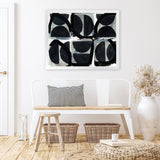 Shop Dancing Block Art Print-Abstract, Black, Horizontal, PC, Rectangle, View All-framed painted poster wall decor artwork