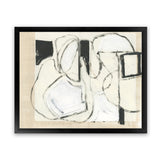 Shop Settling Shapes I Art Print-Abstract, Horizontal, Neutrals, PC, Rectangle, View All-framed painted poster wall decor artwork