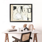 Shop Settling Shapes I Art Print-Abstract, Horizontal, Neutrals, PC, Rectangle, View All-framed painted poster wall decor artwork