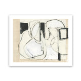 Shop Settling Shapes I Art Print-Abstract, Horizontal, Neutrals, PC, Rectangle, View All-framed painted poster wall decor artwork