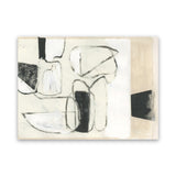 Shop Settling Shapes II Canvas Art Print-Abstract, Horizontal, Neutrals, PC, Rectangle, View All-framed wall decor artwork