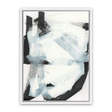 Shop Noir Shapes I Canvas Art Print-Abstract, Black, PC, Portrait, Rectangle, View All, White-framed wall decor artwork
