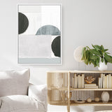 Shop Shape Parade III Canvas Art Print-Abstract, Neutrals, PC, Portrait, Rectangle, View All-framed wall decor artwork