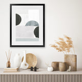 Shop Shape Parade III Art Print-Abstract, Neutrals, PC, Portrait, Rectangle, View All-framed painted poster wall decor artwork