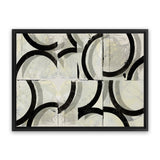 Shop Space Time I Canvas Art Print-Abstract, Black, Horizontal, PC, Rectangle, View All-framed wall decor artwork