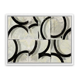 Shop Space Time I Canvas Art Print-Abstract, Black, Horizontal, PC, Rectangle, View All-framed wall decor artwork