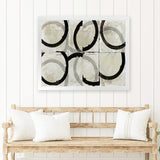 Shop Space Time II Art Print-Abstract, Black, Horizontal, Neutrals, PC, Rectangle, View All-framed painted poster wall decor artwork