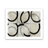 Shop Space Time II Art Print-Abstract, Black, Horizontal, Neutrals, PC, Rectangle, View All-framed painted poster wall decor artwork