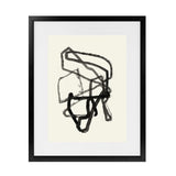 Shop Conte I Art Print-Abstract, Black, PC, Portrait, Rectangle, View All-framed painted poster wall decor artwork