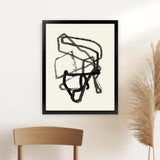 Shop Conte I Art Print-Abstract, Black, PC, Portrait, Rectangle, View All-framed painted poster wall decor artwork