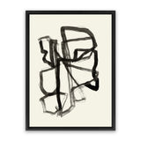 Shop Conte II Canvas Art Print-Abstract, Black, PC, Portrait, Rectangle, View All-framed wall decor artwork