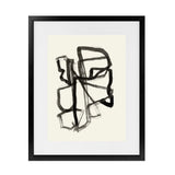 Shop Conte II Art Print-Abstract, Black, PC, Portrait, Rectangle, View All-framed painted poster wall decor artwork