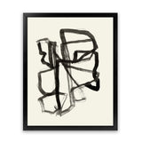 Shop Conte II Art Print-Abstract, Black, PC, Portrait, Rectangle, View All-framed painted poster wall decor artwork