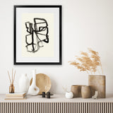 Shop Conte II Art Print-Abstract, Black, PC, Portrait, Rectangle, View All-framed painted poster wall decor artwork