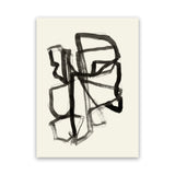 Shop Conte II Canvas Art Print-Abstract, Black, PC, Portrait, Rectangle, View All-framed wall decor artwork