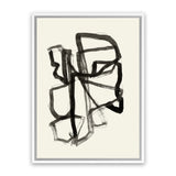 Shop Conte II Canvas Art Print-Abstract, Black, PC, Portrait, Rectangle, View All-framed wall decor artwork