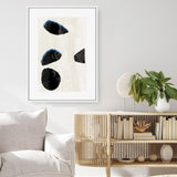 Shop Neutral Black And White I Canvas Art Print-Abstract, Black, Neutrals, PC, Portrait, Rectangle, View All-framed wall decor artwork