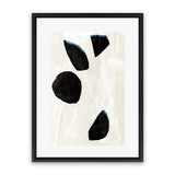 Shop Neutral Black And White II Canvas Art Print-Abstract, Black, Neutrals, PC, Portrait, Rectangle, View All-framed wall decor artwork