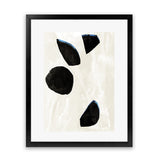 Shop Neutral Black And White II Art Print-Abstract, Black, Neutrals, PC, Portrait, Rectangle, View All-framed painted poster wall decor artwork