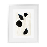 Shop Neutral Black And White II Art Print-Abstract, Black, Neutrals, PC, Portrait, Rectangle, View All-framed painted poster wall decor artwork