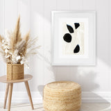 Shop Neutral Black And White II Art Print-Abstract, Black, Neutrals, PC, Portrait, Rectangle, View All-framed painted poster wall decor artwork