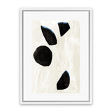 Shop Neutral Black And White II Canvas Art Print-Abstract, Black, Neutrals, PC, Portrait, Rectangle, View All-framed wall decor artwork